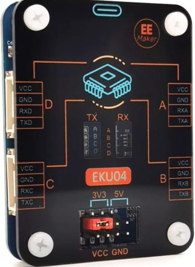 4 Port Serial Expansion Board Module 6Mbps Baud Rate 3 3V 5V Voltage Multiple Systems - Image 5